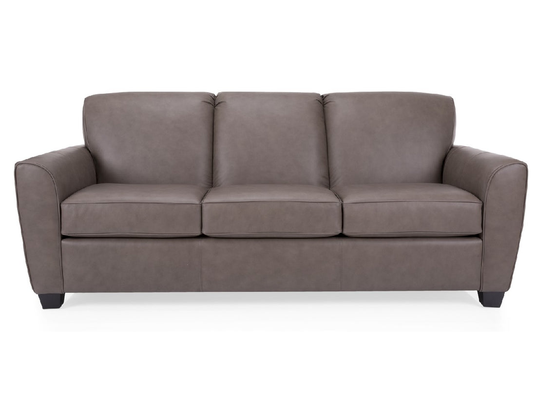 🇨🇦 Custom Top Grain Leather Sofa | Calgary Furniture Store