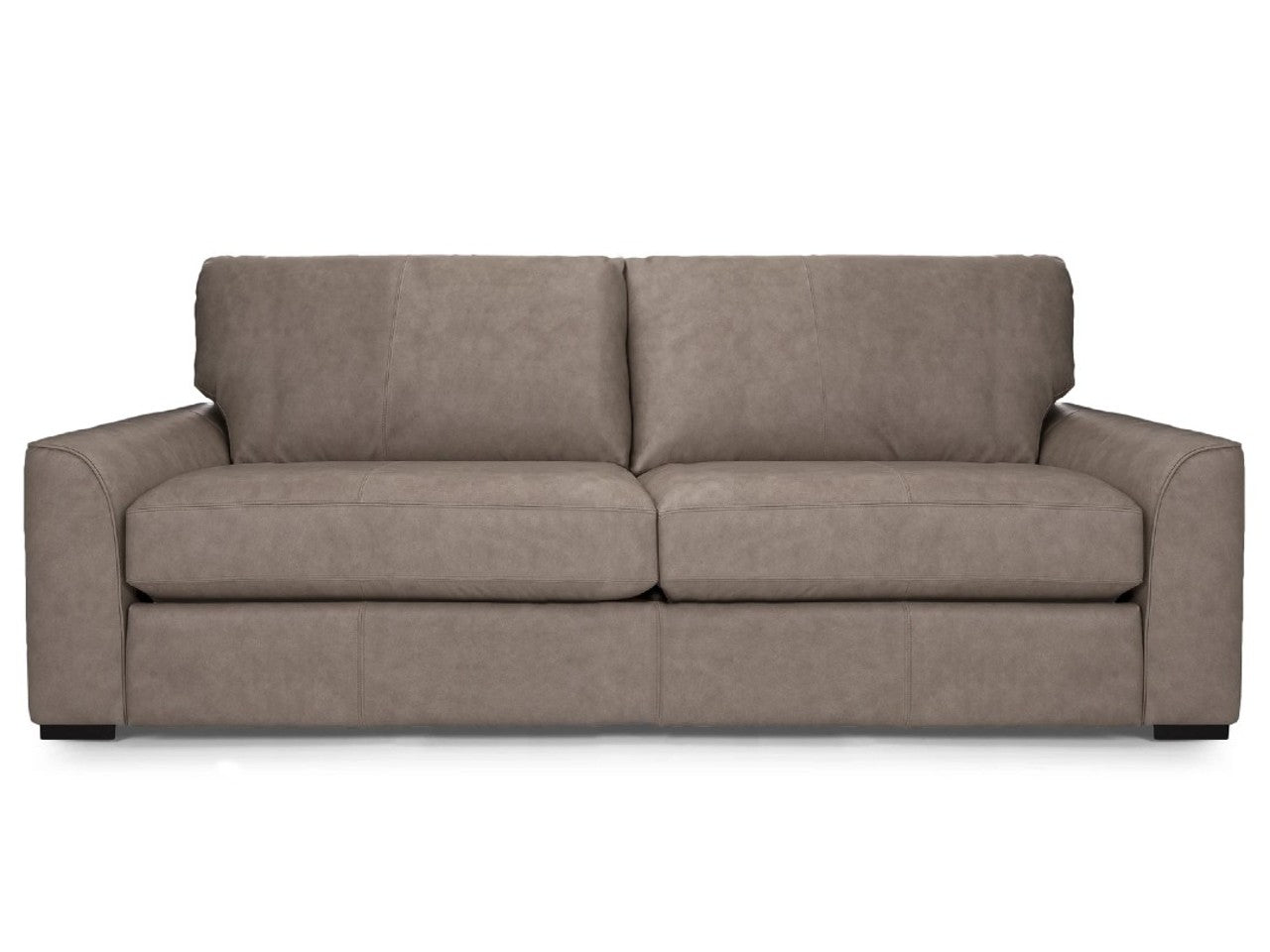 🇨🇦 3786 Custom Leather Sofa | Calgary Furniture Store