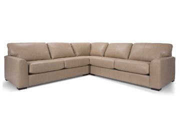 🇨🇦 Custom Leather Sectional | Calgary Furniture Store