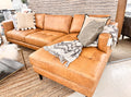 Top Grain Leather Sectional 🇨🇦 | Calgary Furniture Store