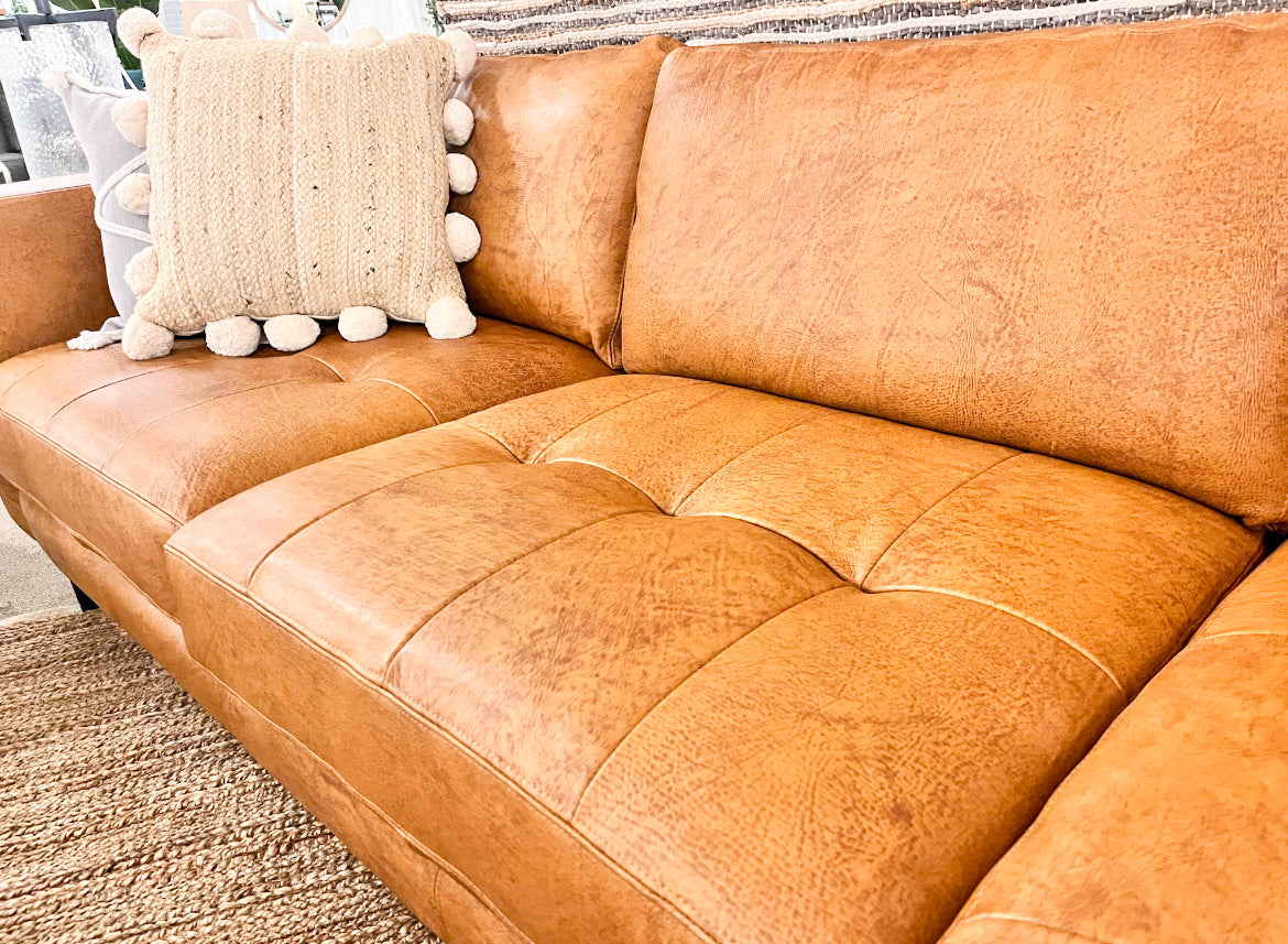 Top Grain Leather Sectional 🇨🇦 | Calgary Furniture Store