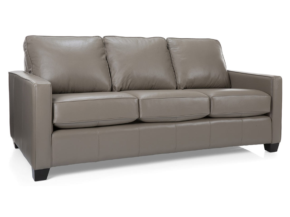 🇨🇦 Custom Top Grain Leather Sofa | Calgary Furniture Store