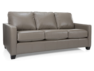 🇨🇦 Custom Top Grain Leather Sofa | Calgary Furniture Store