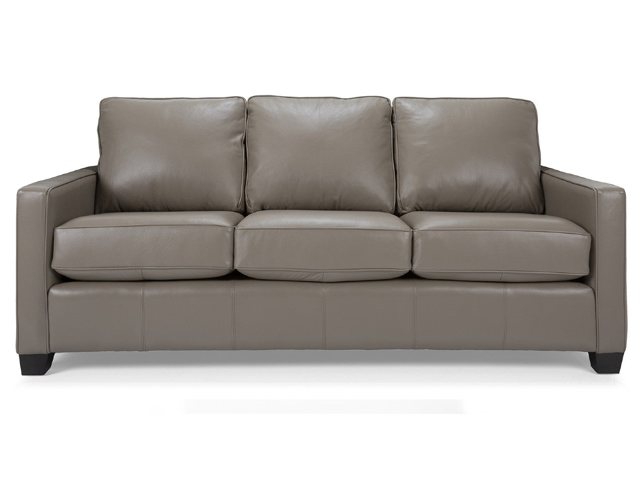 🇨🇦 Custom Top Grain Leather Sofa | Calgary Furniture Store