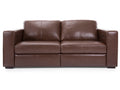 🇨🇦 Custom Top Grain Leather Sofa with Power Recliner | Calgary Furniture Store