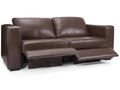 3900 Custom Leather Sofa with Power Recliner by Decor-Rest, Made in Canada 🇨🇦 | Calgary Furniture Store