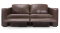3900 Custom Leather Sofa with Power Recliner by Decor-Rest, Made in Canada 🇨🇦 | Calgary Furniture Store