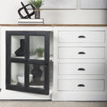 Bourchier Solid Wood Glass Cabinet Buffet | Calgary's Furniture Store | Calgary Buffets & Sideboards