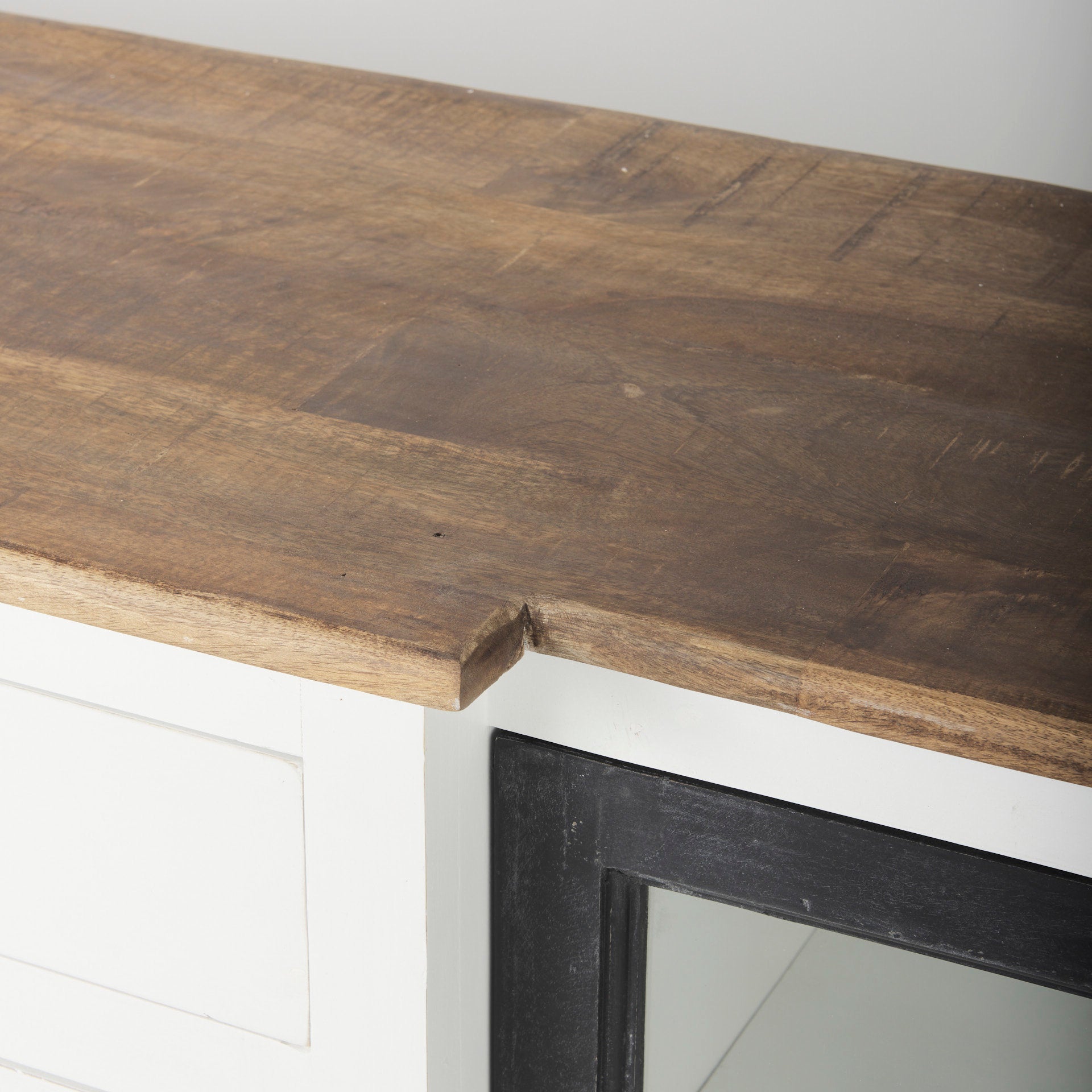 Bourchier Solid Wood Glass Cabinet Buffet | Calgary's Furniture Store | Calgary Buffets & Sideboards
