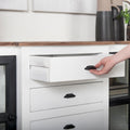 Bourchier Solid Wood Glass Cabinet Buffet | Calgary's Furniture Store | Calgary Buffets & Sideboards