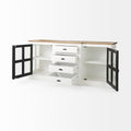 Bourchier Solid Wood Glass Cabinet Buffet | Calgary's Furniture Store | Calgary Buffets & Sideboards
