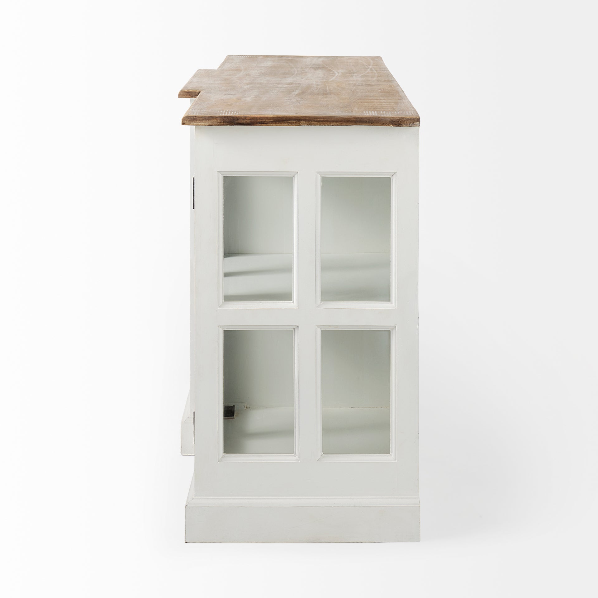Bourchier Solid Wood Glass Cabinet Buffet | Calgary's Furniture Store | Calgary Buffets & Sideboards