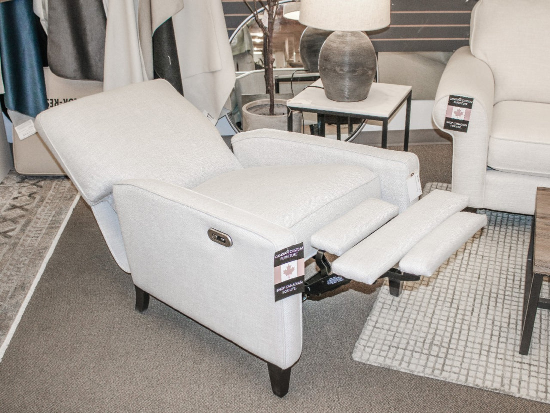 Custom Fabric Power Recliner Chair 🇨🇦 | Calgary Furniture Store