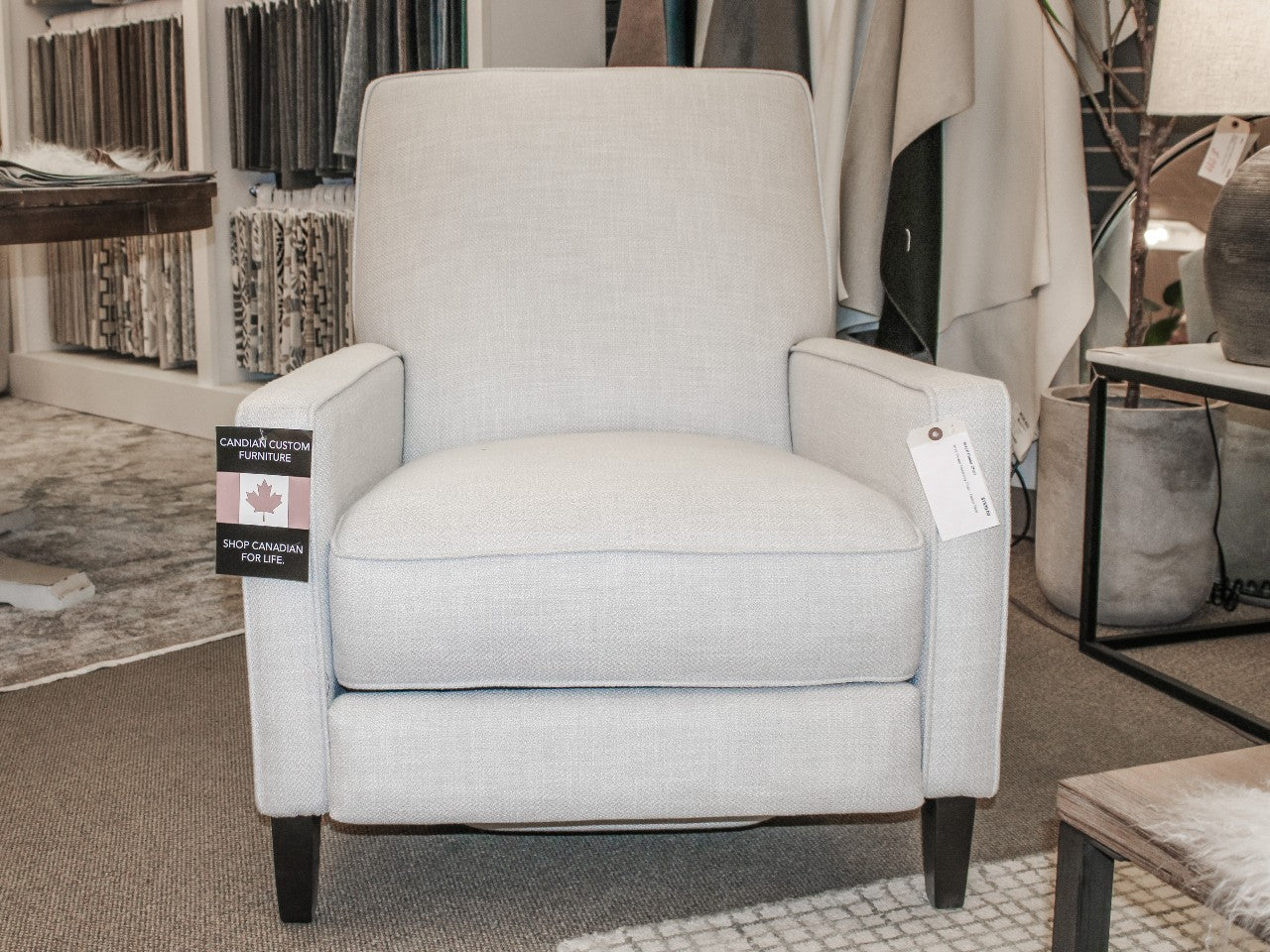 Custom Fabric Power Recliner Chair 🇨🇦 | Calgary Furniture Store