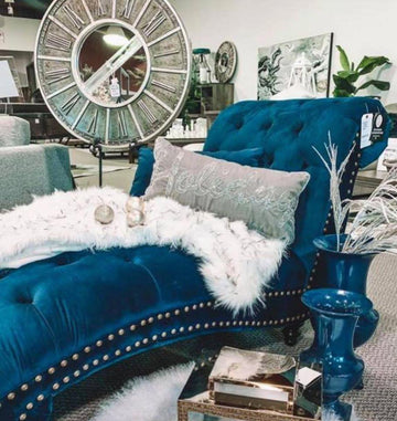 Beverly Custom Tufted Chaise, Made in Canada 🇨🇦 | Calgary Furniture Store