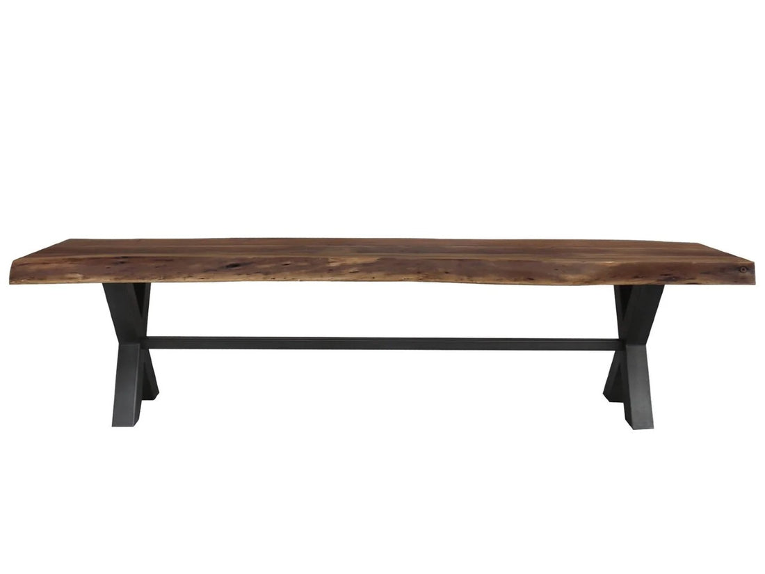 Acacia Forest Solid Wood Live Edge Bench (61" 73" 88") | Calgary Furniture Store