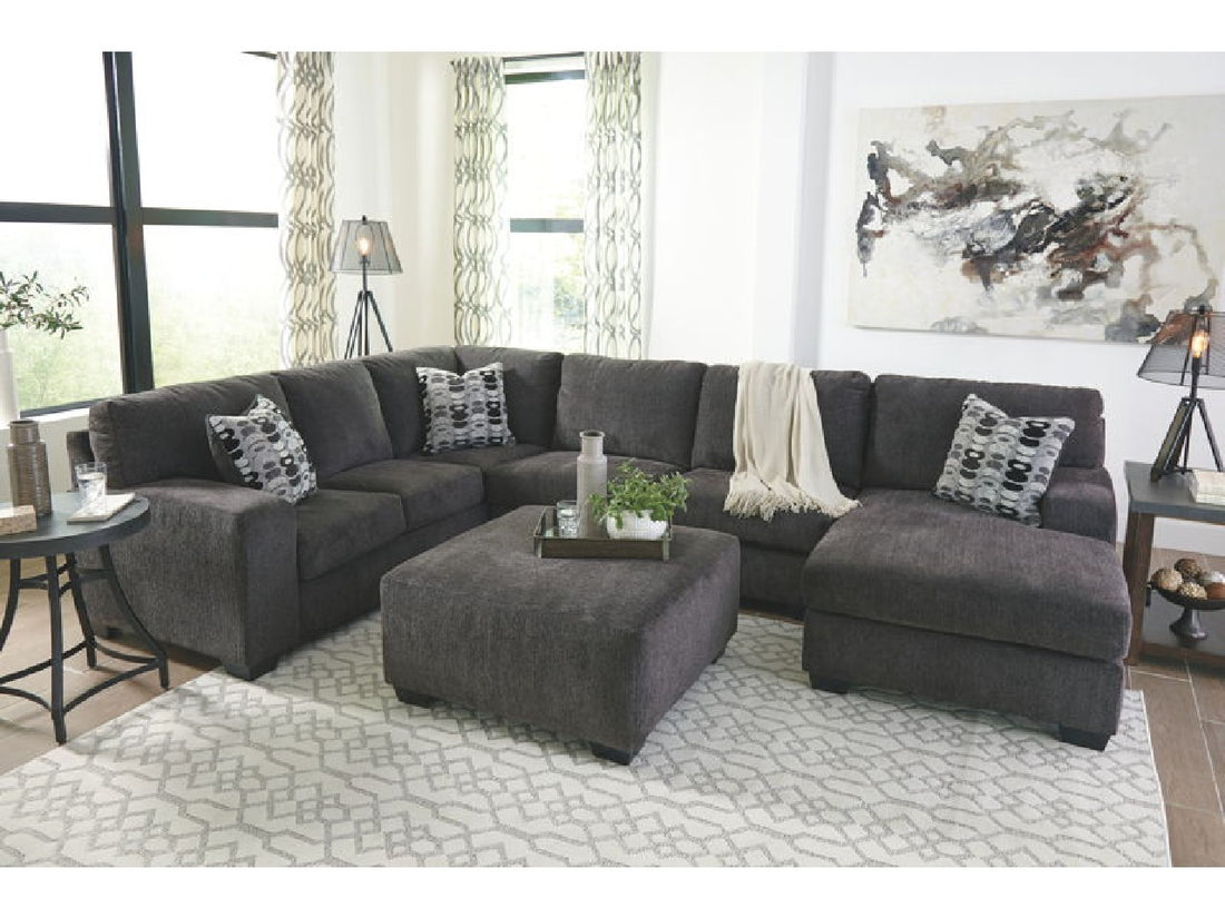 Ballinasloe Oversized Ottoman - Smoke | Calgary Furniture Store