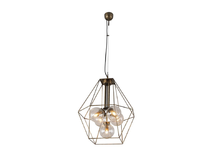 Brass Cage Chandelier | Calgary Furniture Store