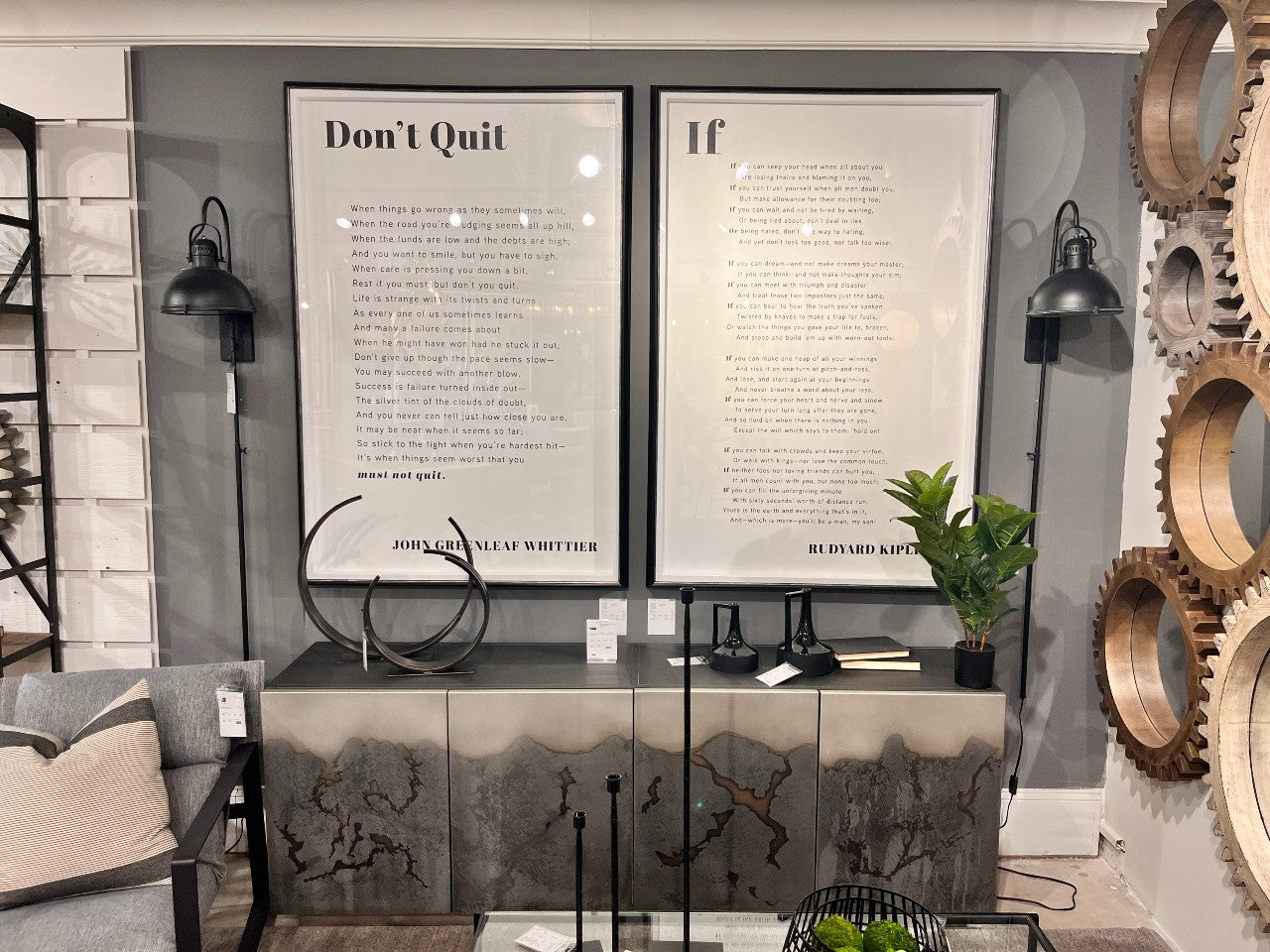 🇨🇦 Inspirational Wall Art Showhome Furniture