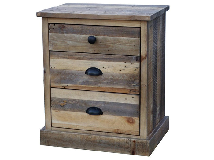 Campesto 3 Drawer Bedside Table | Calgary Furniture Store