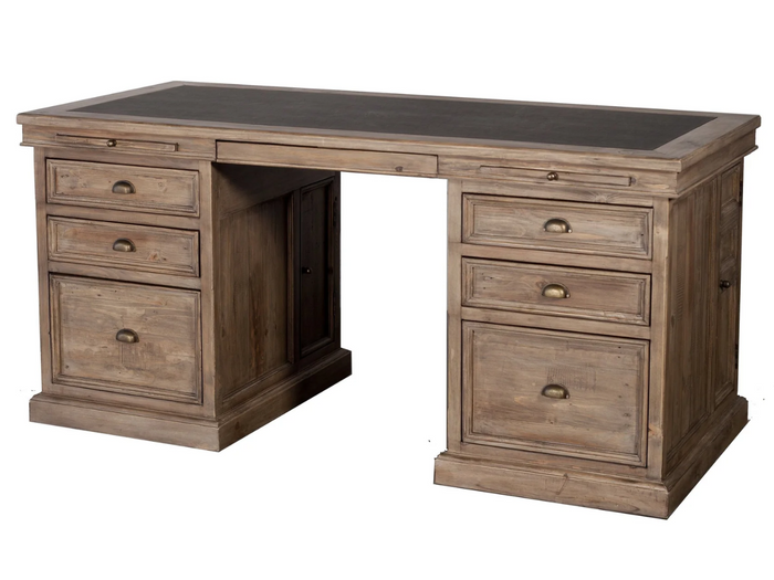 Camrose Double Desk | Calgary Furniture Store