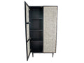 Cane Bookcase With Full Doors | Calgary Furniture Store