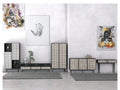 Cane Bookcase With Full Doors | Calgary Furniture Store