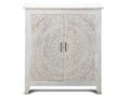 Carved Lace 2 Door Cabinet | Calgary Furniture Store