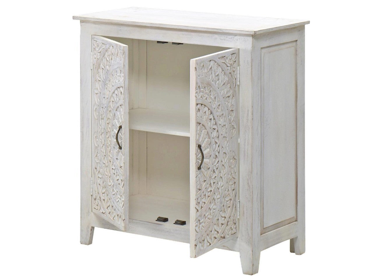 Carved Lace 2 Door Cabinet | Calgary Furniture Store