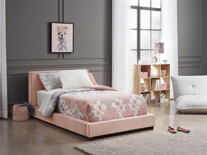 Chesani Blush Twin Uph Kids Bed | Calgary Furniture Store