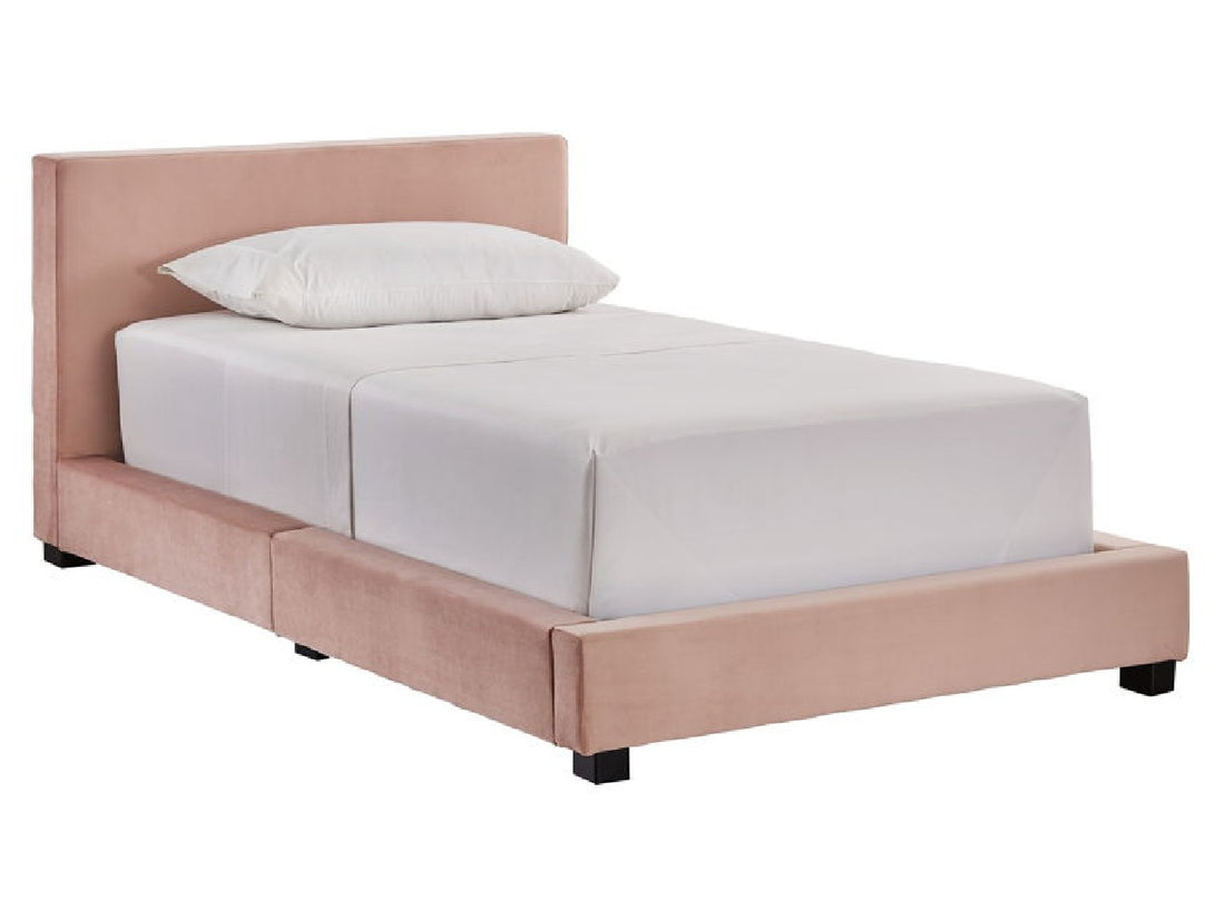 Chesani Blush Twin Uph Kids Bed | Calgary Furniture Store