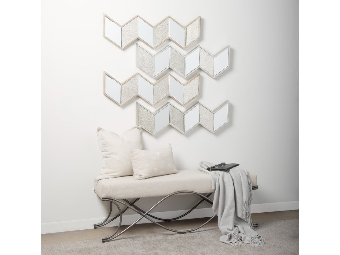 Cheveronna Mirror - Brown | Calgary Furniture Store