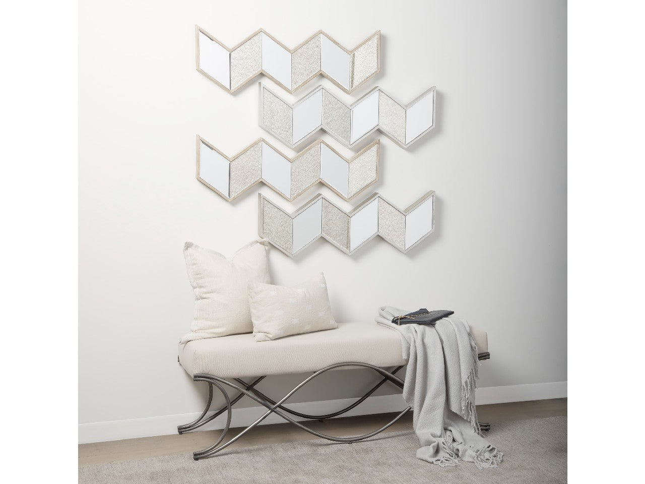 Cheveronna Mirror - Brown | Calgary Furniture Store