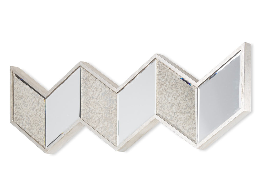 Cheveronna Mirror - Silver | Calgary Furniture Store