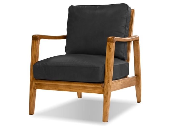 Leather Craftsman Chair Walnut | Calgary Furniture Store