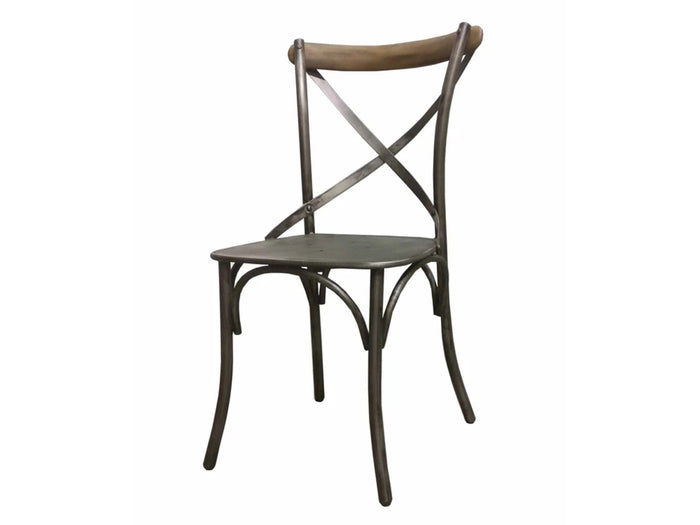 Metal Crossback Dining Chair | Calgary Furniture Store