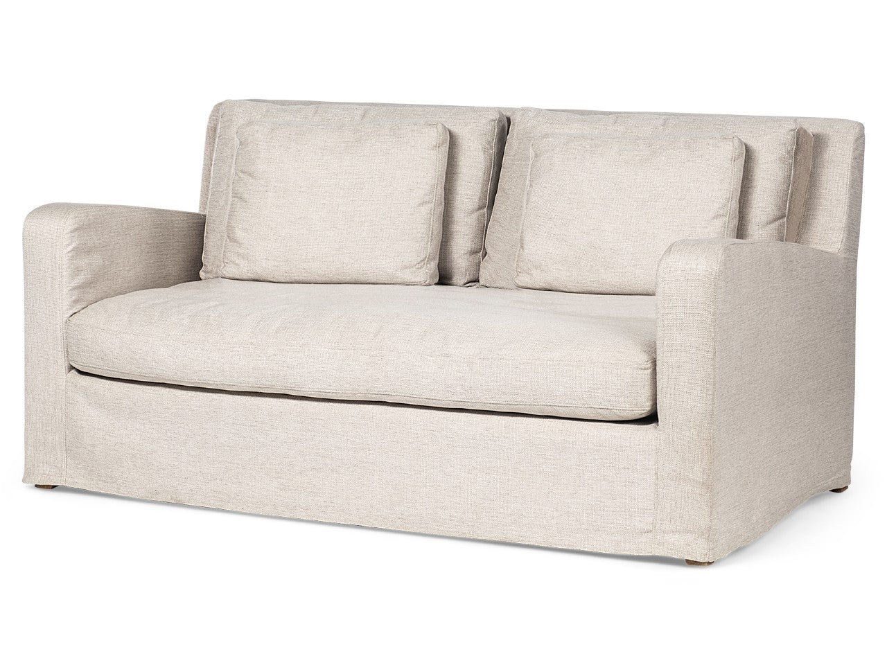 Denly Beige Loveseat | Calgary Furniture Store