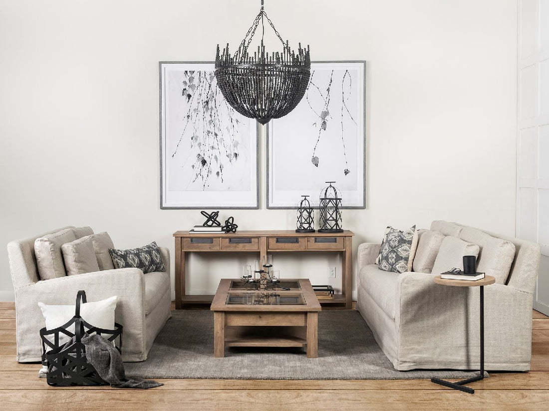 Denly Beige Loveseat | Calgary Furniture Store
