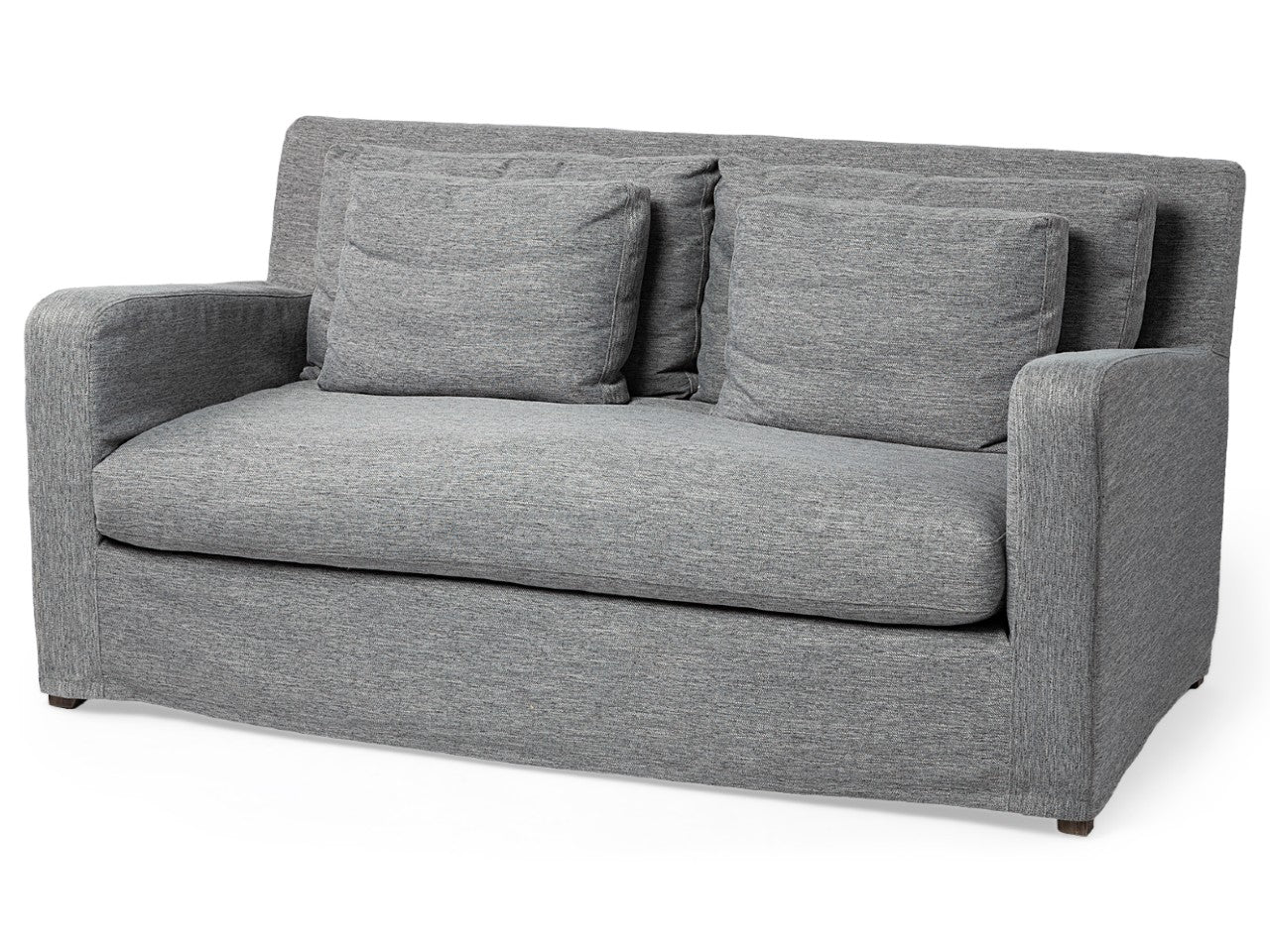 Denly Castlerock Gray Loveseat | Calgary Furniture Store