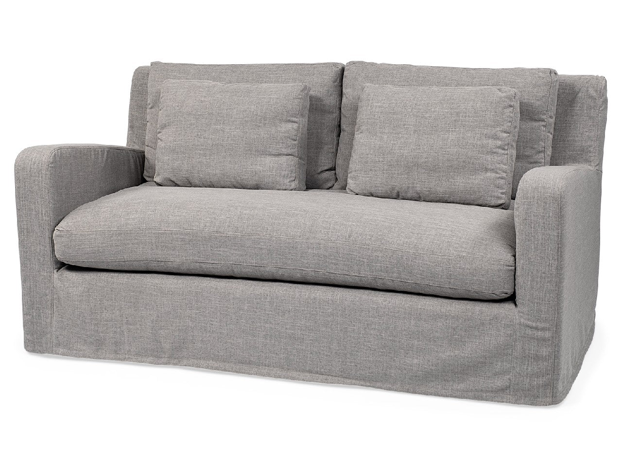 Denly Flint Gray Loveseat | Calgary Furniture Store