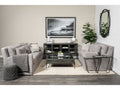 Denly Flint Gray Loveseat | Calgary Furniture Store