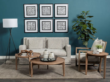 Denly Frost Gray Loveseat | Calgary Furniture Store