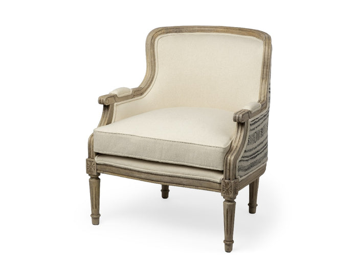 Elizabeth Detailed Back Accent Chair | Calgary Furniture Store