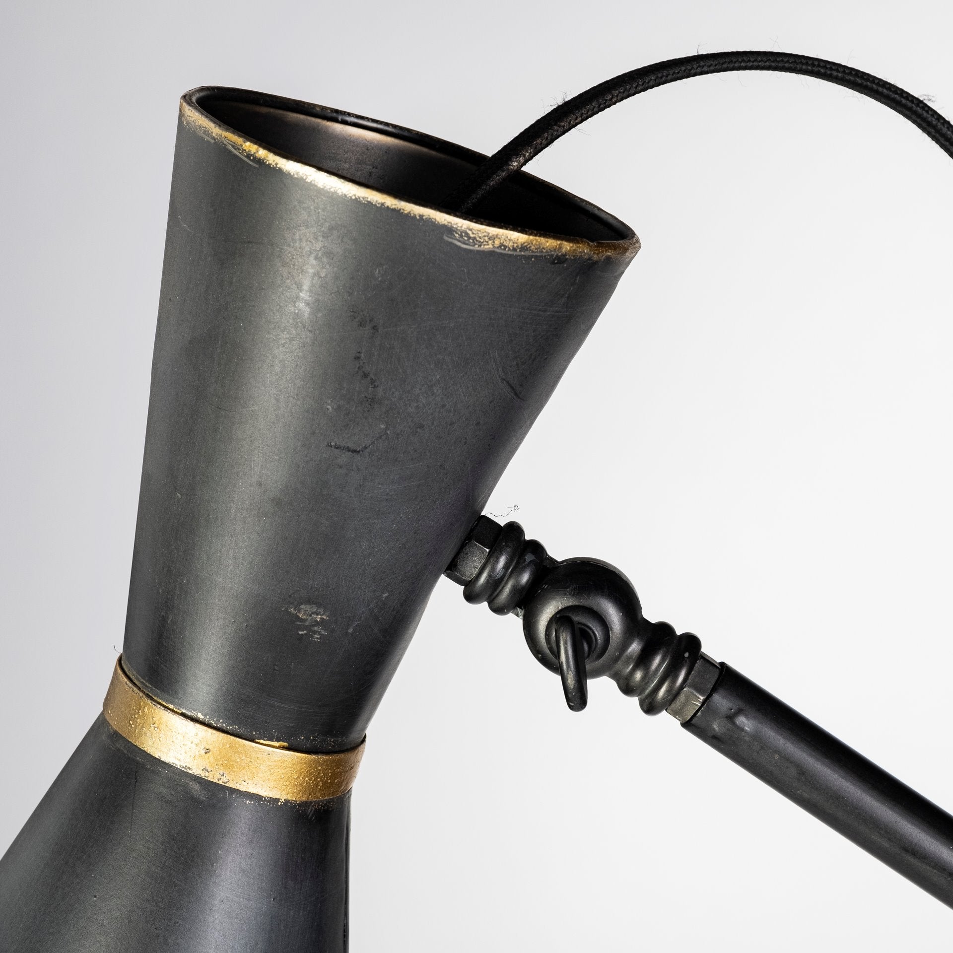 Eris III Metal Cone Shade Floor Lamp | Calgary Furniture Store