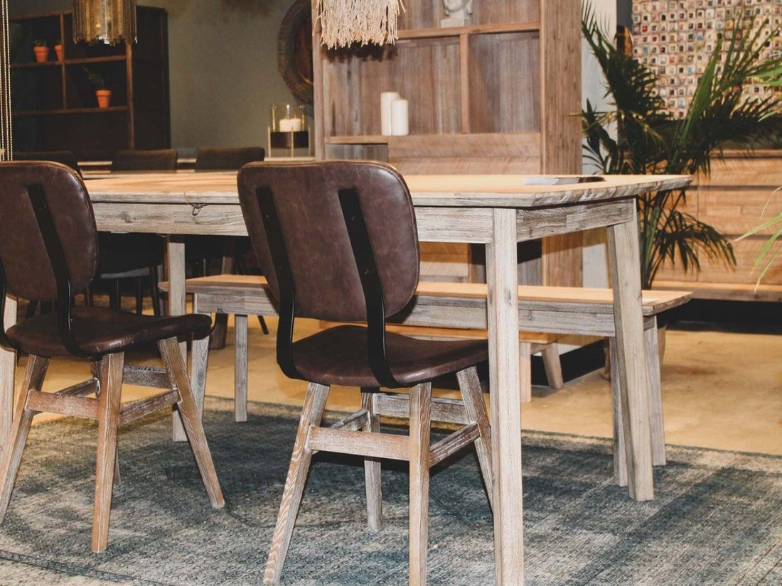 Freya Dining Chair antique brown | Calgary Furniture Store