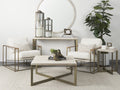 Faye Console Table- Gold Metal | Calgary Furniture Store