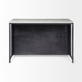 Fieri Four Drawer Kitchen Island - White Marble Top | Calgary Furniture Store