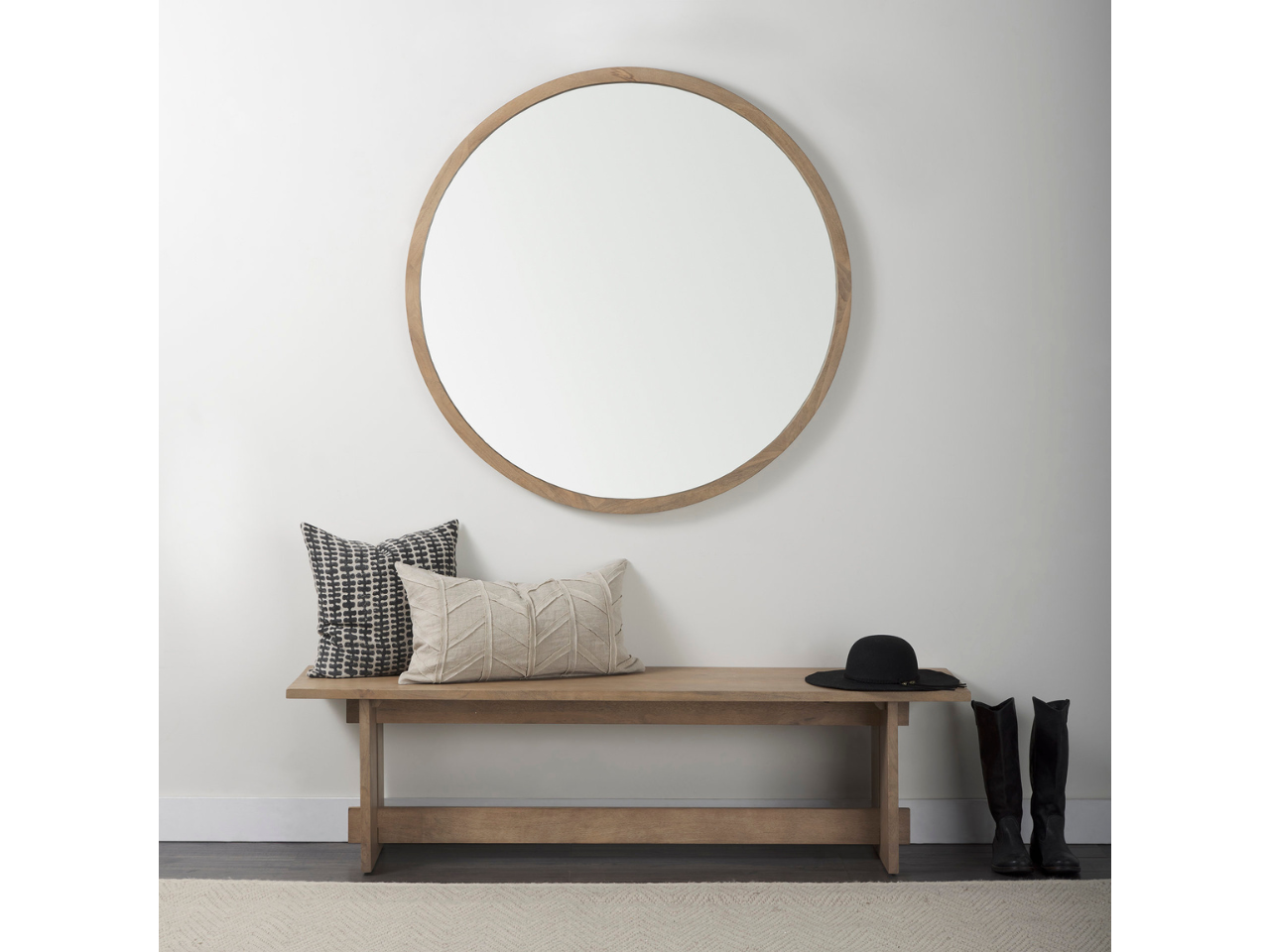 Gambit Round Mirror | Calgary Furniture Store