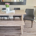 Ruth Modern Solid Wood Extension Dining Table | Calgary Furniture Store