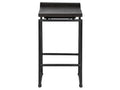 Givens IV Seat Height Black Wood Seat Black Frame Stool | Calgary's Furniture Store | Calgary Bar Stools